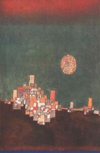 Paul Klee, Chosen Site, 1927 Watercolor and pen, 17.3 x 18.1 in Private Collection