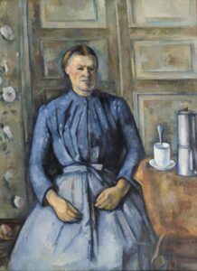 Paul Cézanne, Woman with a Coffeepot, Circa 1895 Oil on canvas, 38 x 51 in Musée d'Orsay, Paris
