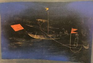 Paul Klee, Demon as Pirate, 1927 Opaque watercolor on paper, mounted on board, 11 3/4 x 17 in Philadelphia Museum of Art