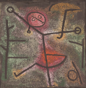 Paul Klee, Dancing Girl, 1940 Oil on cloth, 21 × 20 7/8 in Art Institute of Chicago