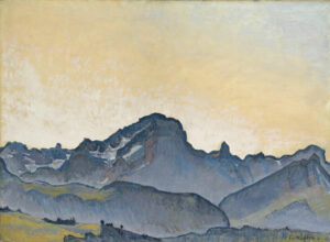 grandmuveran Ferdinand Hodler, The Grand Muveran, 1907–1917 Oil on canvas, 27 3/4 × 37 in Art Institute of Chicago