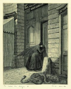 lacourdudragon Max Ernst, Une Semaine de Bonté, Third Book, Tuesday; Element: Fire; Example: The Court of the Dragon, 1933 Collage-Novel