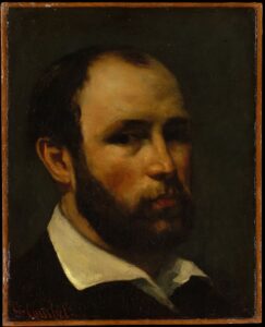 Gustave Courbet, Portrait of a Man, probably ca. 1862 Oil on canvas, 16 1/4 x 13 1/8 in Metropolitan Museum of Art, New York