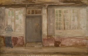 James Whistler, The Priest's Lodging, Dieppe, c.1897 Oil on panel, 6.5 x 9.6 in The Hunterian, University of Glasgow