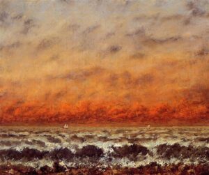 Gustave Courbet, Seascape, 1874 Oil on canvas Private Collection