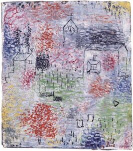 Paul Klee, Small Landscape with the village church, 1925
