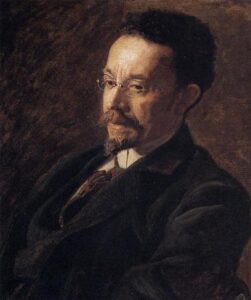 Thomas Eakins,Portrait of Henry Ossawa Tanner, 1897 Oil on canvas, 24 5/8 × 20 1/8 in Hyde Collection Art Museum, Glens Falls, NY
