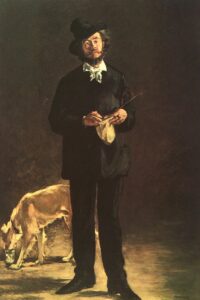 Édouard Manet, The Artist (Marcellin Desboutin), 1875 Oil on canvas, 76 15/16 × 51 3/4 in Metropolitan Museum of Art, New York