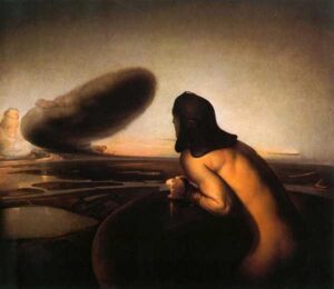 Odd Nerdrum, The Cloud, 1985 Oil on canvas, 48.4 x 54.7 in The Nerdrum Museum, Stavern, Norway