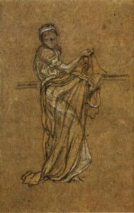 James Whistler, The Dancing Girl, 1868 - 1870 Pastel, 11 x 7 in