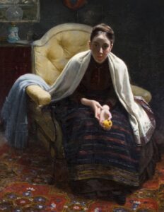 Elin Danielson-Gambogi, Hilma Westerholm, 1888 Oil on Canvas, 136 x 105 cm Turku Art Museum, Finland