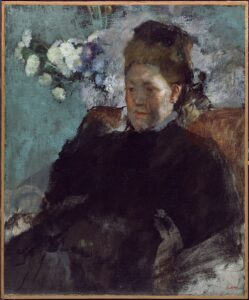 Edgar Degas, Portrait of a Woman, 1877 Oil on canvas, 25 1/2 × 21 in Detroit Institute of Art
