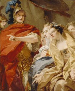 994px-Giovanni_Domenico_Tiepolo_-_The_Women_of_Darius_Invoking_the_Clemency_of_Alexander_-_25.207_-_Detroit_Institute_of_Arts Giovanni Domenico Tiepolo, The Women of Darius Invoking the Clemency of Alexander, 1750 Oil on canvas, 46 9/16 × 38 3/4 in Detroit Institute of Arts