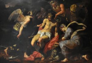 Abraham Janssens, Allegory of the burdens of time, 1609 Oil on panel, 61.8 in x 91.4 in Royal Museums of Fine Arts of Belgium