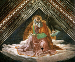 Domenico Ghirlandaio, Saint John, Fresco Basilica of Santa Maria Novella, Cappella Tornabuoni