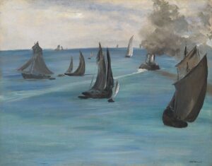 Édouard Manet, Sea View, Calm Weather, 1864 Oil on canvas, 29.1 x 36.6 in Art Institute of Chicago