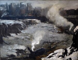 George Wesley Bellows, Pennsylvania Excavation, 1907 Oil on canvas, 33 7/8 x 44 in Smith College Museum of Art, Northampton, Massachusetts