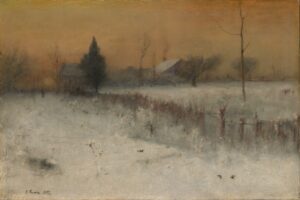 George Inness, Home at Montclair, 1892 Oil on canvas, 30.1 inx 45 in Clark Art Institute, Willaimstown, Massachusetts