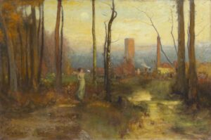 George Inness, The Mill Stream, Montclair, New Jersey, circa 1888 Oil on canvas, 30.5 in x 45 in Minneapolis Institute of Art