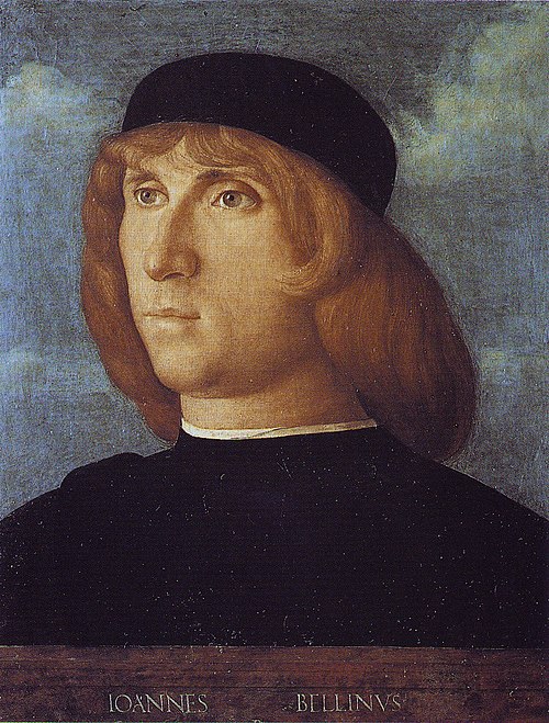 Giovanni Bellini, Presumed Self-Portrait, 1490 – 1495 Oil on panel, 13.3 x 10.4 in Capitoline Museums, Rome