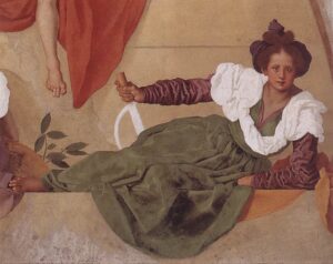 Jacopo Pontormo, Vertumnus and Pomona (detail) Fresco, 15.1 ft x 10.8 yd Villa Medici, Poggio a Caiano, Italy