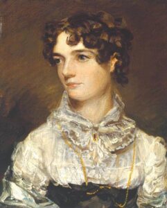John Constable, Maria Bicknell, Mrs John Constable, 1816 Oil on canvas, 9.8 in x 12 in Tate Gallery, London