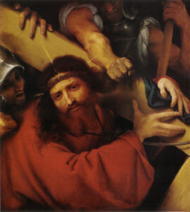 Lorenzo Lotto, Christ Carrying the Cross, 1526 Oil on canvas, 25.9 x 23.6 in Louvre, Paris
