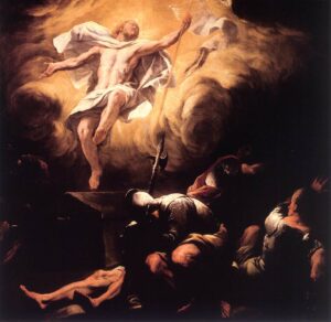 Luca Giordano, The Resurrection, after 1665 Oil on canvas, 44.8 in x 45.6 in Residenzgalerie Salzburg, Austria