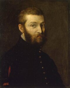 Paolo Veronese, Self-Portrait, between 1558 and 1563 Oil on canvas, 24.8 in x 19.8 in Hermitage Museum, St Petersburg