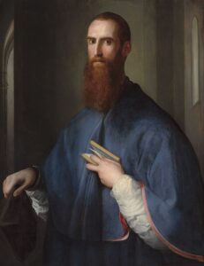 Jacopo Pontormo, Monsignor della Casa, probably 1541/1544 Oil on panel, 40 3/16 x 31 1/16 in National Gallery of Art, Washington DC