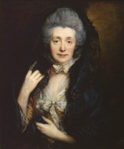 Thomas Gainsborough, Portrait of Margaret Gainsborough, 1778 Oil on canvas, 30.2 × 25.1 in Courtauld Institute of Art, London