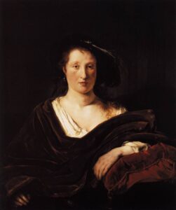 Salomon_de_Bray_-_Young_Woman_in_an_Imaginary_Costume_-_WGA03145 Salomon de Bray, Young Woman in an Imaginary Costume, 1652 Oil on panel, 39.1 in x 32.8 in Frans Hals Museum, Haarlem, Netherlands