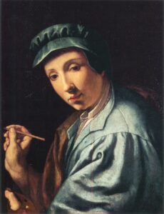 Alessandro Allori, Self-portrait, circa 1555 Oil on panel, 23.6 x 18.5 in Uffizi Gallery, Florence