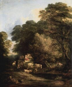 Thomas Gainsborough, The Market Cart, 1786-1787 Oil on canvas, 72.4 in x 60.2 in Tate Britain, London