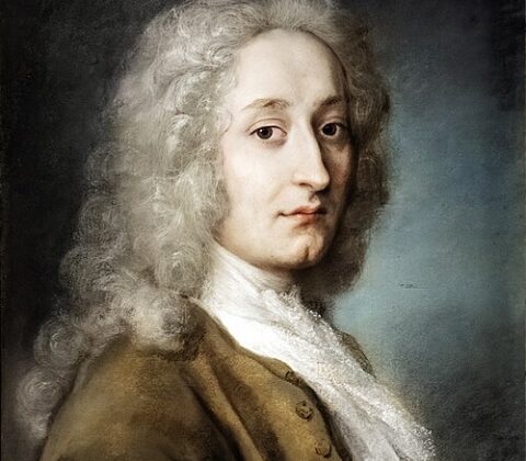 Rosalba Carriera, Portrait of Antoine Watteau, c 1720–1721 Pastel on paper, 21.7 × 16.9 in Santa Caterina Museum, Treviso