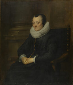 Sir Anthony van Dyck, Portrait of an unknown woman, 17th century Oil on canvas, 46 in x 39.3 in Royal Museums of Fine Arts of Belgium, Brussels