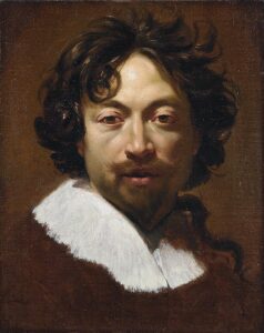 Vouet-autoportrait-lyon Simon Vouet, Self-portrait (c. 1626–1627)