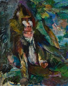 Oscar Kokoschka, The Mandrill, 1926 Oil on canvas Museum Boijmans Van Beuningen, Rotterdam