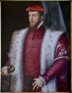 François Clouet, Odet De Coligny, Cardinal De Chatillon, circa 1548 Oil on canvas, 37 x 28.7 in Condé Museum, Chantilly, France