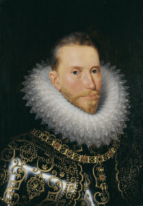 Frans Pourbus the Younger, Portrait of Albert VII, Archduke of Austria, between 1601 and 1620 Oil on panel, 23.6 x 16.5 in Groeningemuseum, Bruges, Belgium