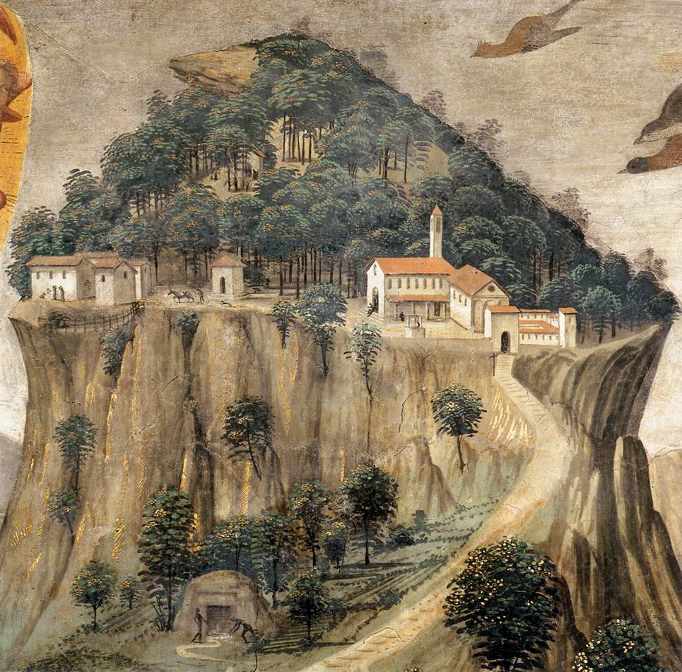 Domenico Ghirlandaio, Stigmata of St Francis, between 1482 and 1485 Fresco Santa Trinità, Florence