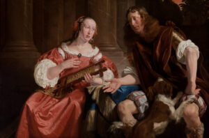 Jan de Bray, De Bray and his Wife Represented as Ulysses and Penelope, 1668 Oil on canvas, 43.2 x 65 in Speed Art Museum, Louisville, Kentucky