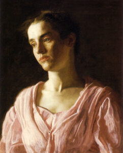 Thomas Eakins, Maud Cook, 1895 Oil on canvas, 24.4 x 20 in Yale University Art Gallery, New Haven, Connecticut