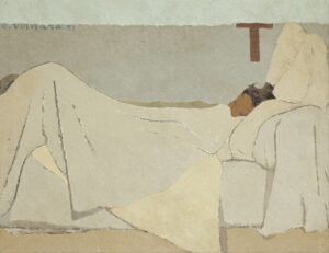 Édouard Vuillard, In Bed, 1891 Oil on canvas, 29.13 x 36.22 in Musée d'Orsay, Paris