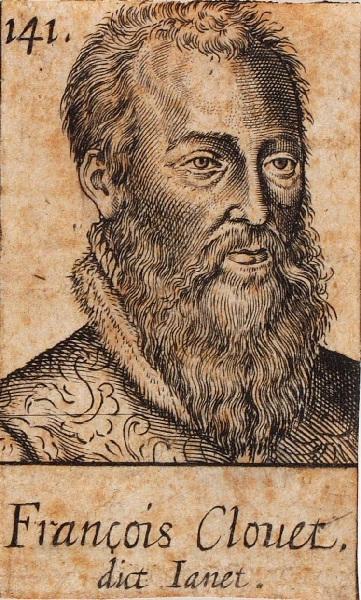 Portrait of François Clouet, c 1572 Engraving, 2.1 x 1.2 in Bibliothèque nationale de France, Paris
