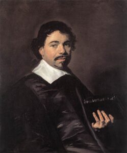 Frans Hals, Portrait of Johannes Hoornbeek, 1645 Oil on canvas, 31.3 x 26.8 in Royal Museums of Fine Arts of Belgium, Brussels