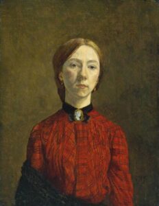 Gwen John, Self-portrait, 1902 Oil on canvas, 17.6 x 13.7 in Tate Britain, London