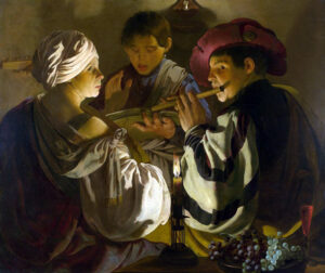 Hendrick ter Brugghen, The Concert, circa 1626 Oil on canvas, 39 x 45.9 in National Gallery, London