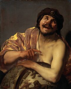 Hendrick ter Brugghen, Democritus, 1628 Oil on canvas, 33.7 x 27.5 in) Rijksmuseum, Amsterdam
