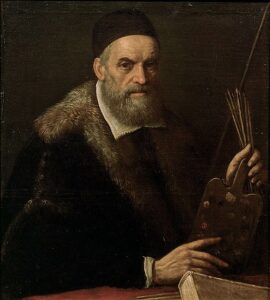 Jacopo Bassano, Self-portrait in later age